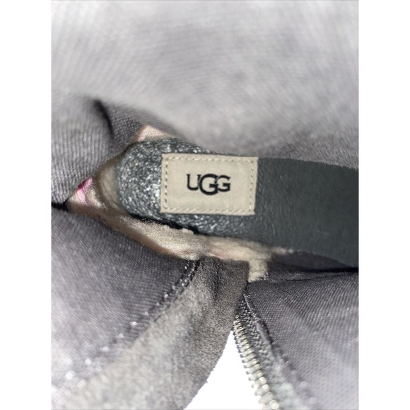UGG Women’s Emerie Gray Suede Knee High Winter Dress Boots Size 7 - Picture 11 of 12
